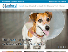 Tablet Screenshot of hanford.com